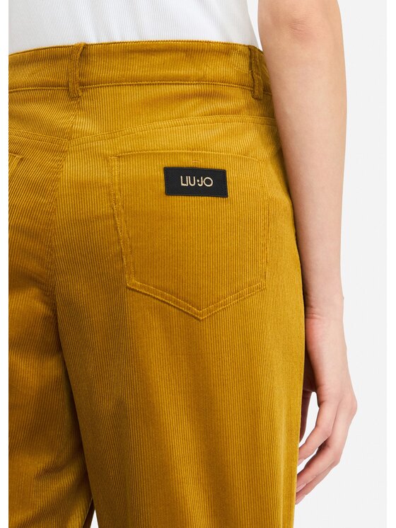 Liu Jo Liu Jo Pantalone da abito MF5274T192AX0734 Giallo Regular Fit