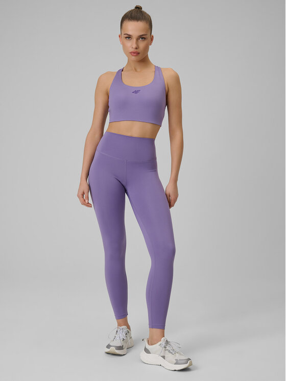4F 4F Biustonosz sportowy MULTI ACTIVE Fioletowy