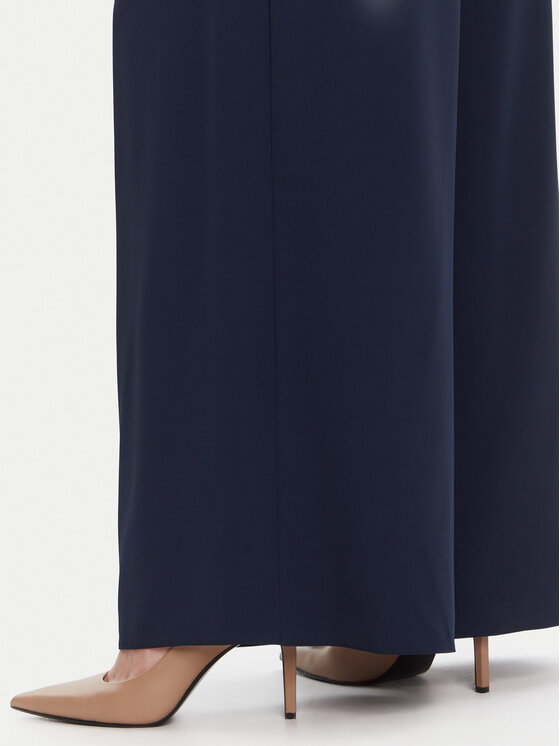 Rinascimento Rinascimento Palazzo bikses CFC0125495003 Tumši zils Wide Leg