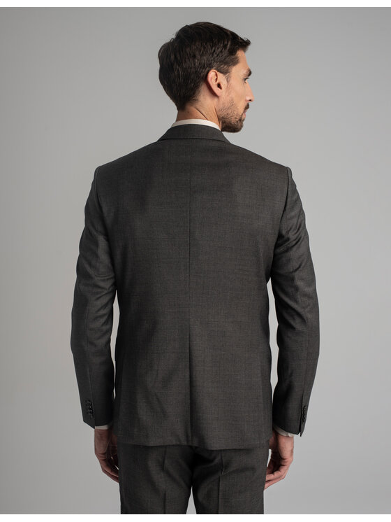Borgio Borgio Marynarka Pertosa Brązowy Slim Fit