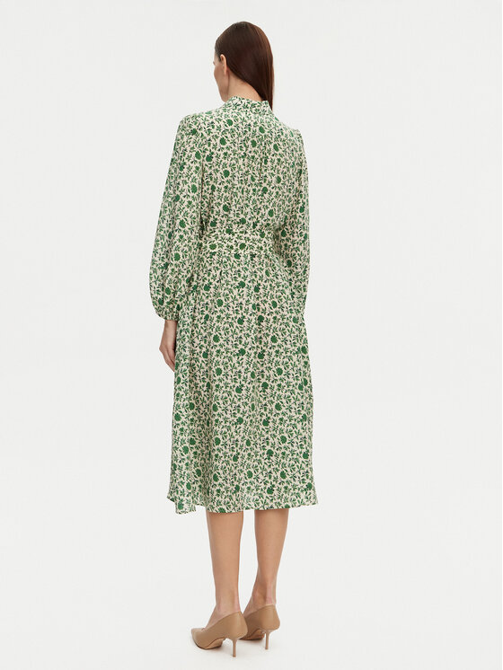 Weekend Max Mara Weekend Max Mara Košilové šaty Wales 2515221122 Zelená Regular Fit