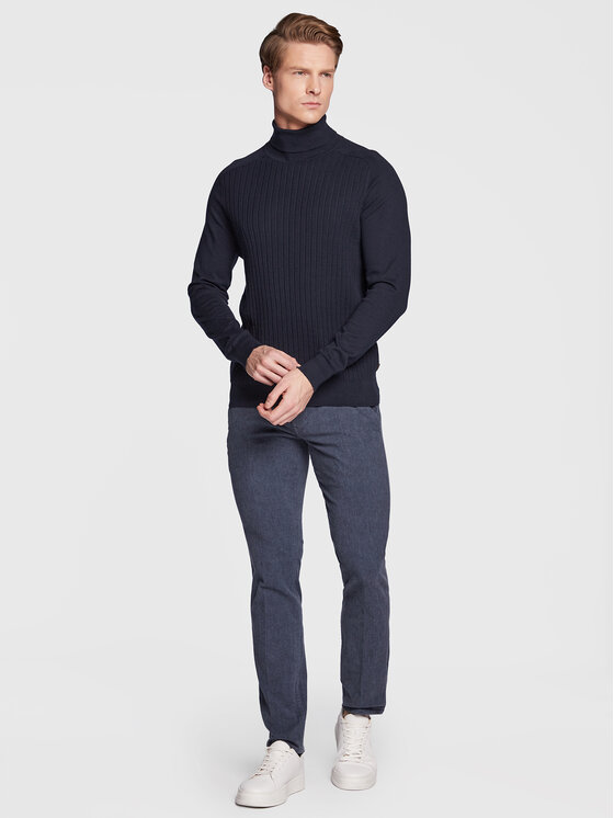 Dolcevita Konowemo 50474860 Blu scuro Regular Fit