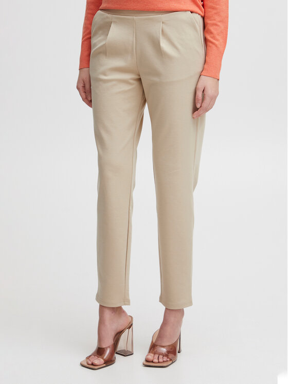 b.young Pantaloni chino 20812848 Bej Slim Fit