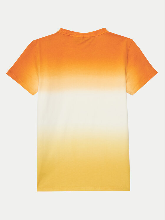 Napapijri Napapijri T-Shirt S-Merse NP0A4ILFA701 S Pomarańczowy Regular Fit