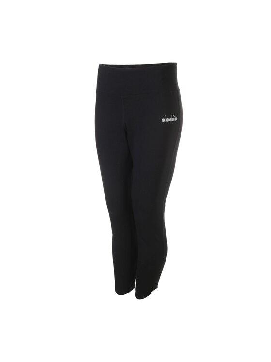 Diadora Diadora Legginsy L. 7/8 STC LEGGINGS BE ONE W Czarny Fitted Fit