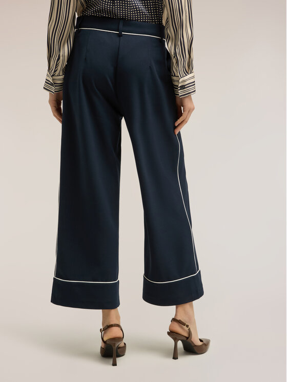Motivi Motivi Spodnie materiałowe P017Q004423N034 Niebieski Over Fit