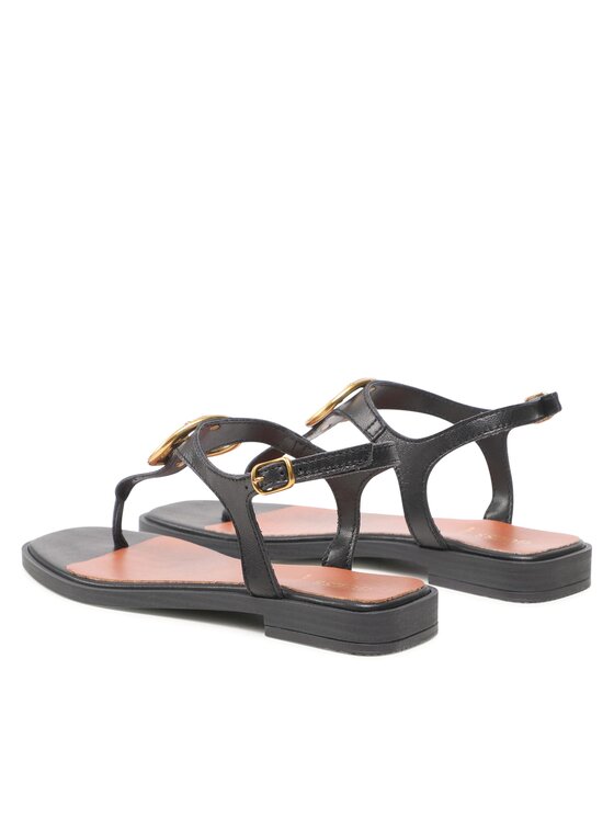 Guess Guess Sandále Miry FL6MRY LEA21 Čierna