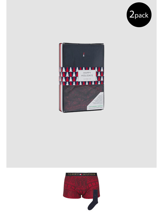 Tommy Hilfiger Tommy Hilfiger Boxer TRUNK & SOCK SET Bordeaux