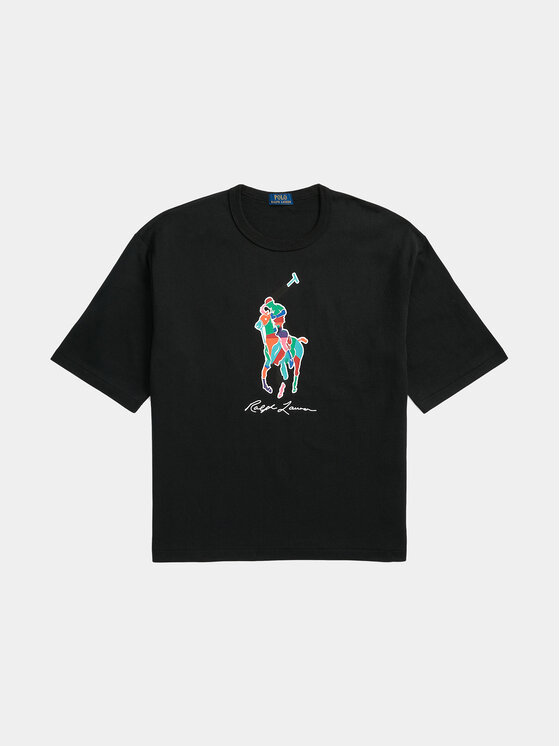 Polo Ralph Lauren Polo Ralph Lauren Футболка 710926611002 Чорний Relaxed Fit
