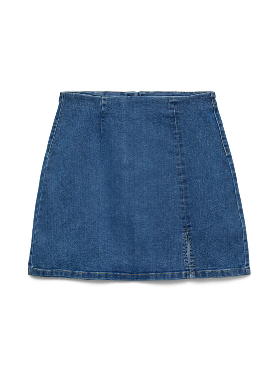 Vero Moda Vero Moda Džínsová sukňa Nelly 10311322 Modrá Regular Fit
