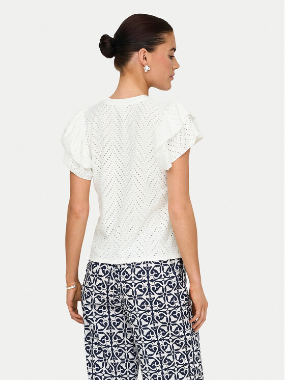 JDY JDY Μπλουζάκι Carla 15351452 Λευκό Regular Fit