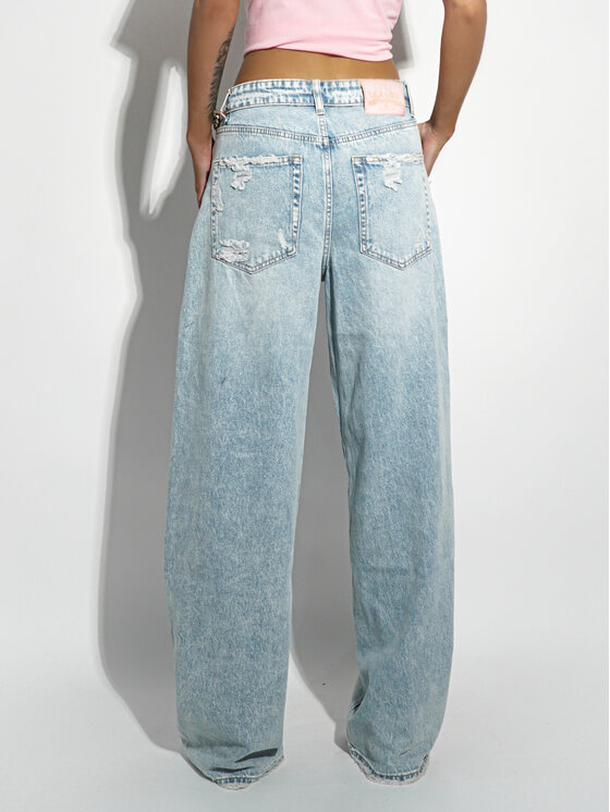 LilaLou LilaLou Jeansy Bali Niebieski Regular Fit