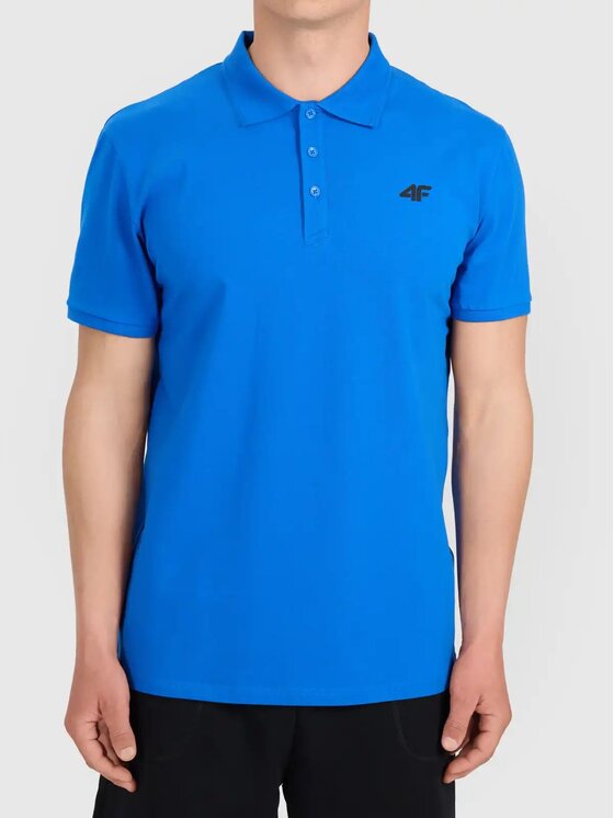 4F 4F Polo Z-0770-2-N Biały Regular Fit
