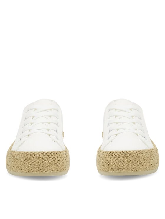 DeeZee DeeZee Espadryle WS19130-3 Biały