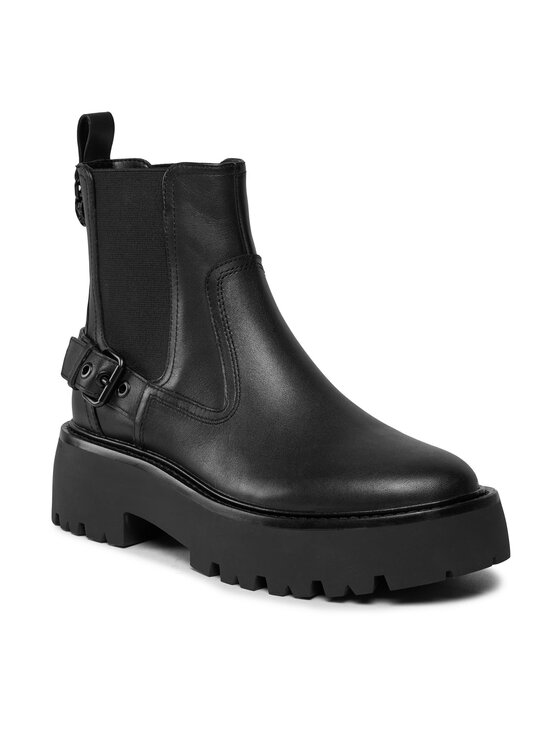 Kurt Geiger Kurt Geiger Kotníková obuv s elastickým prvkem 225-Matilda Chelsea Boot 655000109 Černá