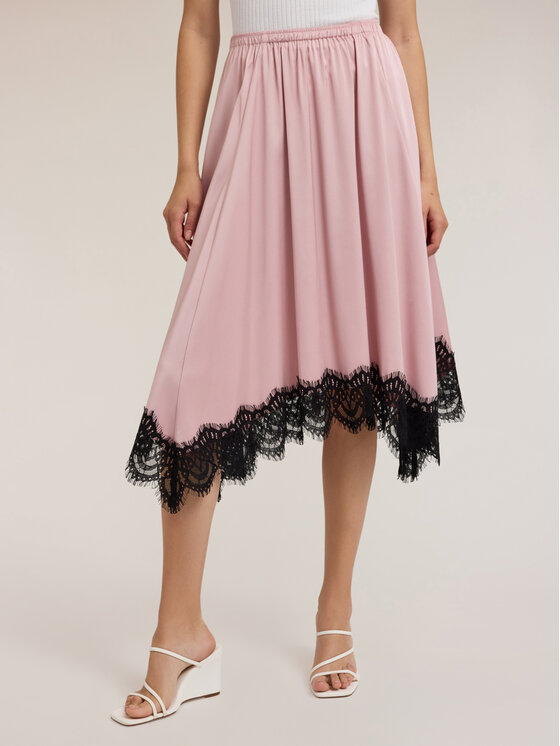 Motivi Motivi Gonna midi 1188W000661N006 Rosa Flared Fit