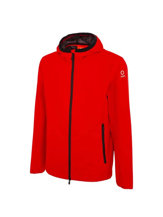 SUNS Giacca anorak JACKET FLA MESH Arancione Regular Fit Modivo