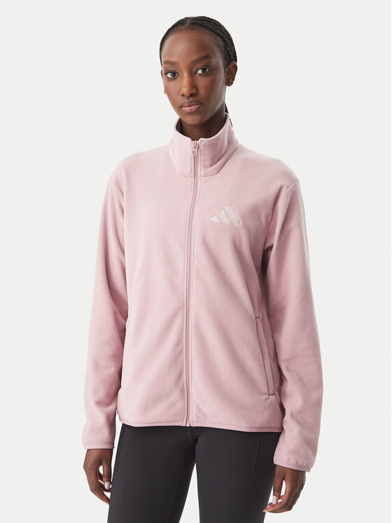 adidas adidas Флісовий реглан Terrex Multi Essentials Full Zip Fleece Jacket KY9857 Світло-рожевий Regular Fit
