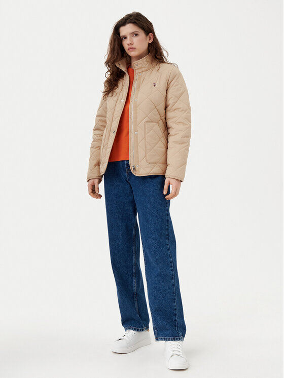 U.S. Polo Assn. U.S. Polo Assn. Демісезонна куртка WUP1168 Бежевий Relaxed Fit