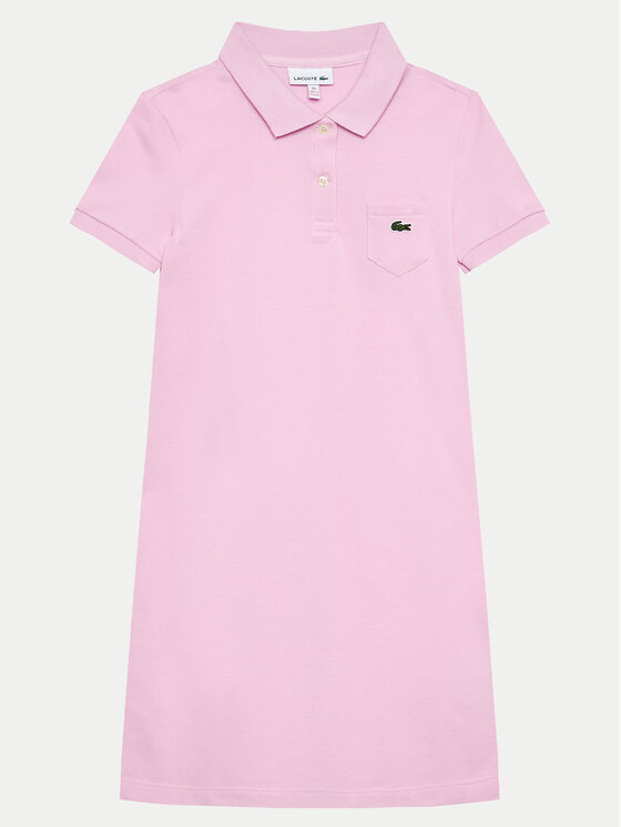 Lacoste Rochie de zi EJ2816 Roz Regular Fit