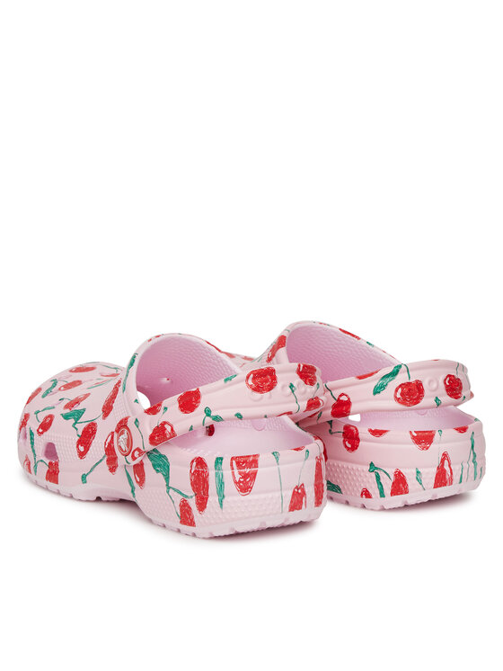 Crocs Crocs Şlapi Classic Fresh Fruits Clog 211008 Roz