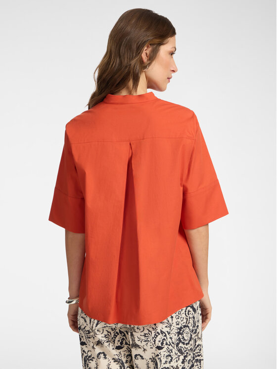 Elena Mirò Elena Mirò Camicia 5011P000319N027 Arancione Boxy Fit