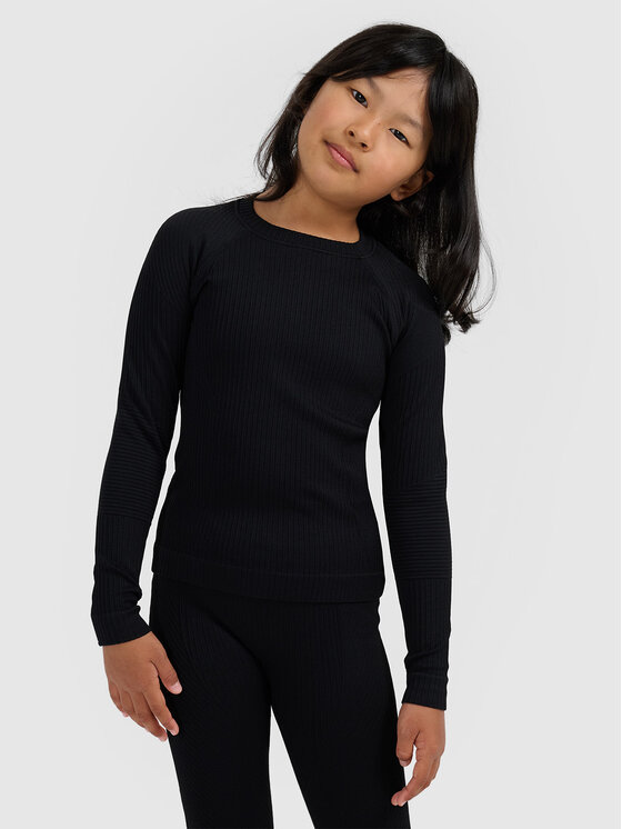 4F 4F Komplet bielizny termoaktywnej SKI UNDERWEAR Czarny