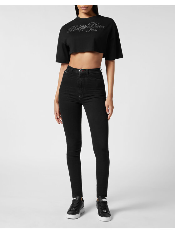 PHILIPP PLEIN PHILIPP PLEIN T-Shirt 9913 Černá Regular Fit