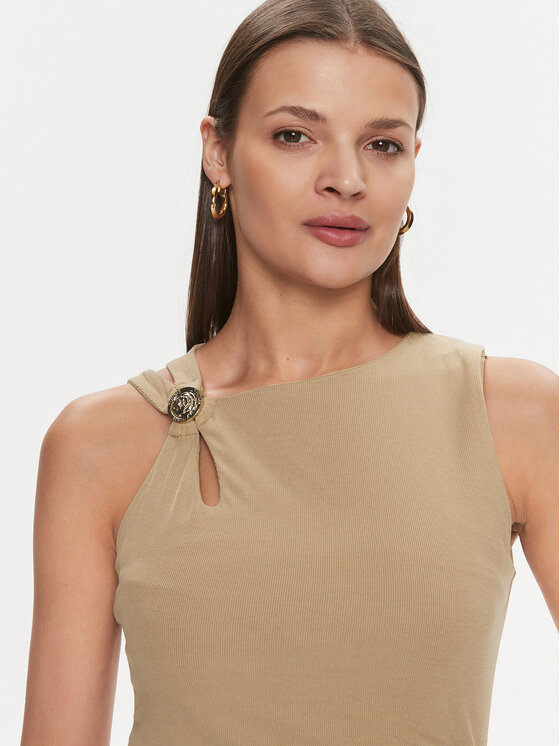 Guess Guess Coctailkleid Febe W4RK58 KAQL2 Beige Slim Fit