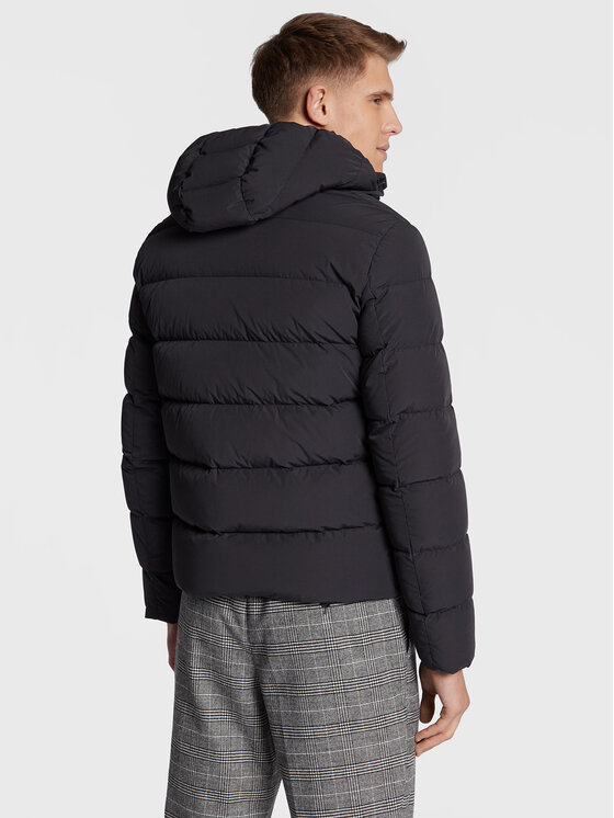 Hetregó Hetregó Пухено яке Thomas 8M424 22WU09 Черен Regular Fit