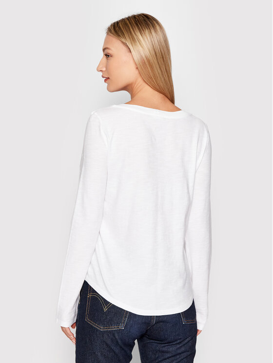 United Colors Of Benetton Bluse 3BVXE19E4 Weiß Regular Fit