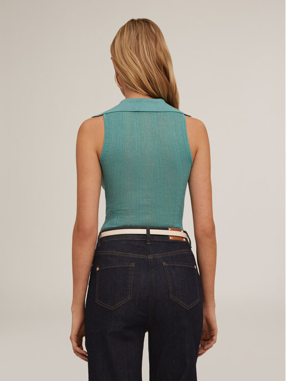 Motivi Motivi Maglione G314W003355N004 Turchese Slim Fit