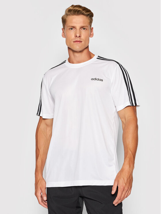 adidas Treniņkrekls M D2M 3S Tee FL0356 Balts Standard Fit | Modivo.lv