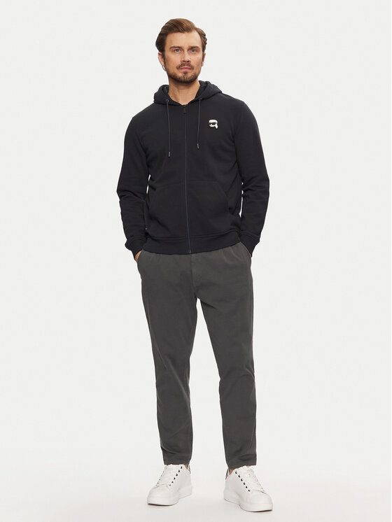 KARL LAGERFELD KARL LAGERFELD Mikina 705074 551900 Čierna Regular Fit