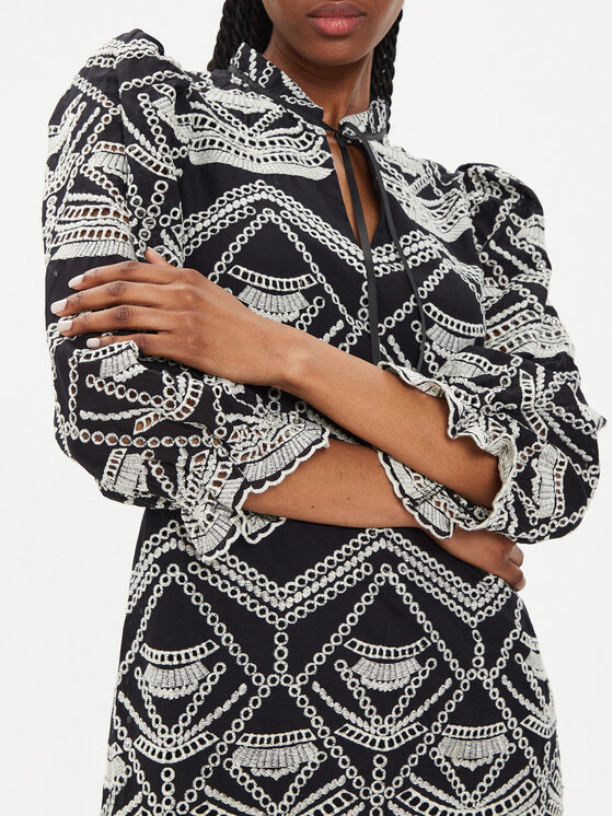 Bruuns Bazaar Bruuns Bazaar Повсякденна сукня Abami BBW3919 Чорний Regular Fit