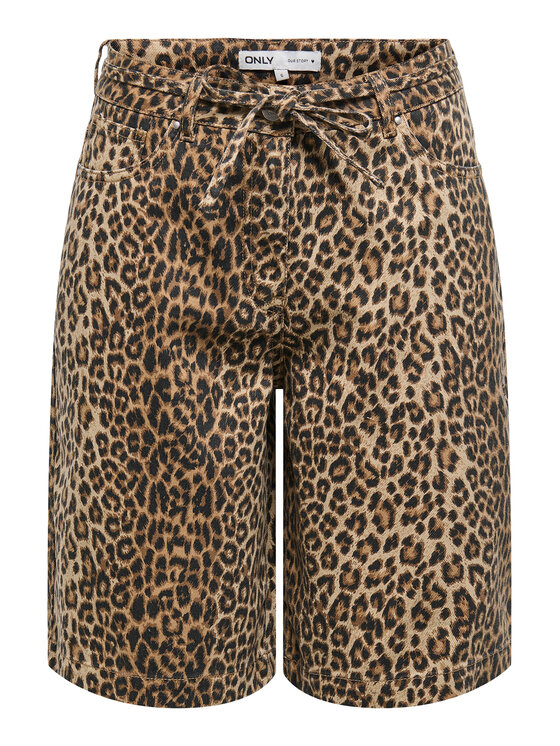 ONLY ONLY Pantaloni scurți de blugi Naomi 15351037 Maro Regular Fit