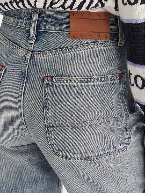 Tommy Jeans Tommy Jeans Дънки Layla DW0DW20480 Син Straight Fit