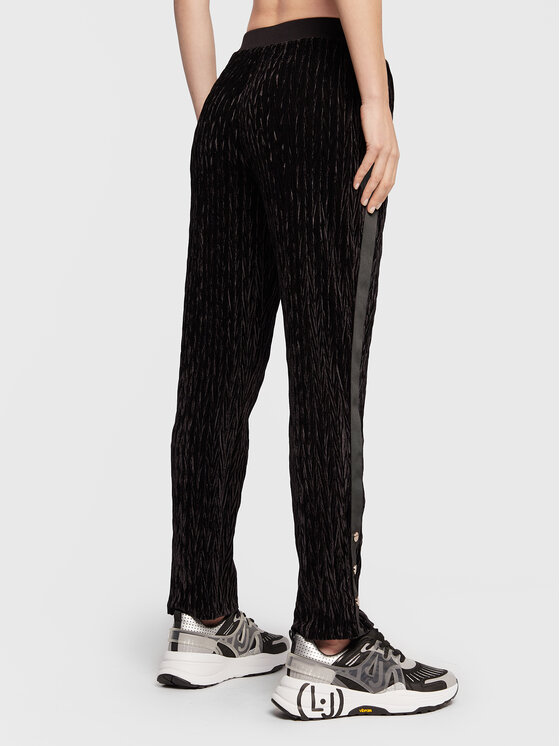 Liu Jo Liu Jo Riidest püksid TF2128 J6259 Must Regular Fit