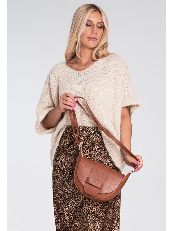 FIGL FIGL Kabelka T001 Hnedá