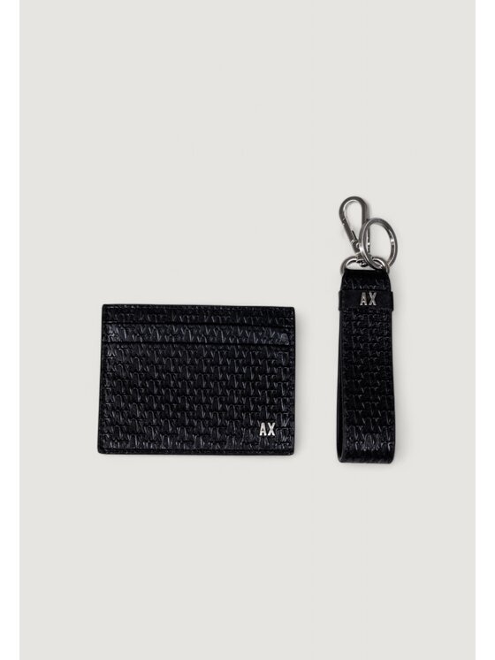 Armani Exchange Armani Exchange Portafoglio SMALL LEATHER GOODS SET Nero