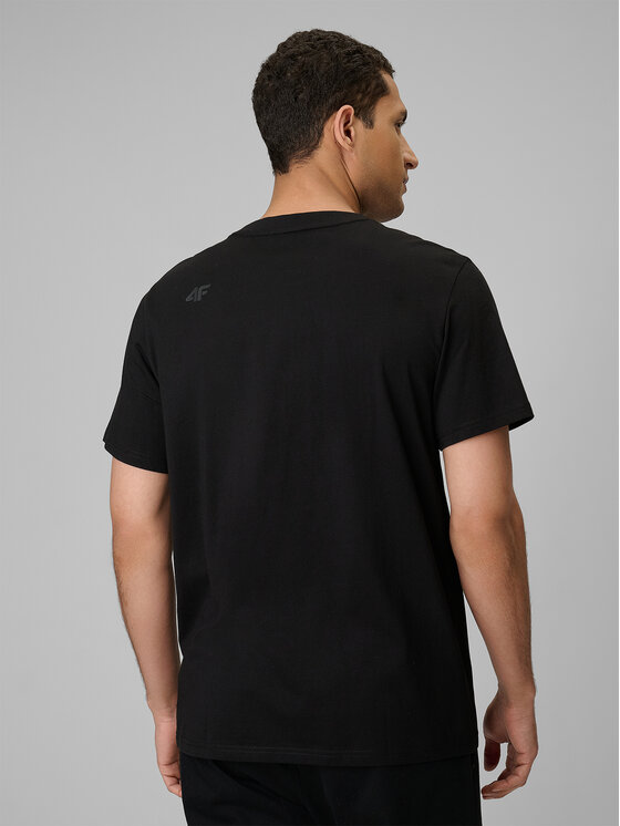 4F 4F T-Shirt NOS Czarny Regular Fit