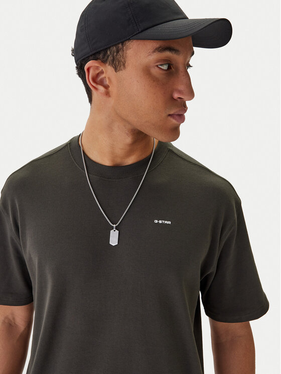 G-Star Raw G-Star Raw T-Shirt Rib D28699-C812 Šedá Relaxed Fit