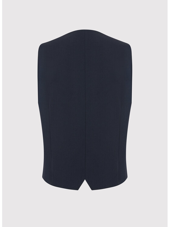 Pako Lorente Pako Lorente Kamizelka P25SF-8X-001 Granatowy Slim Fit
