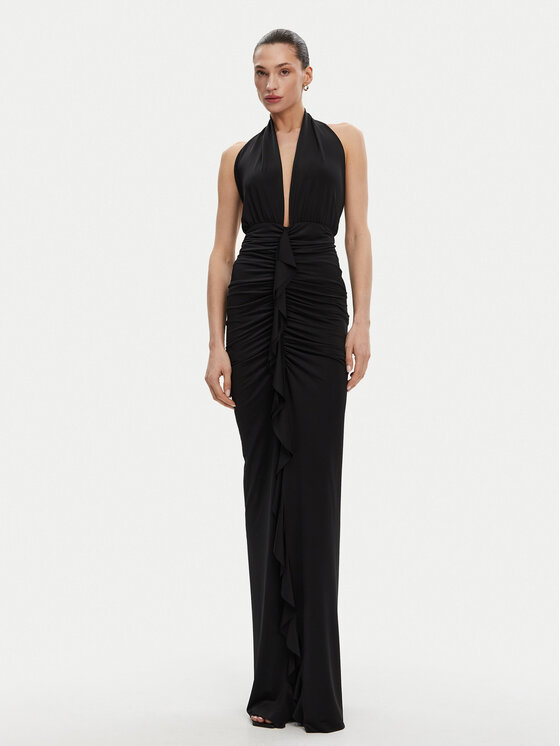 ACCESS FASHION ACCESS FASHION Rochie de seară 53-3349-391 Negru Slim Fit