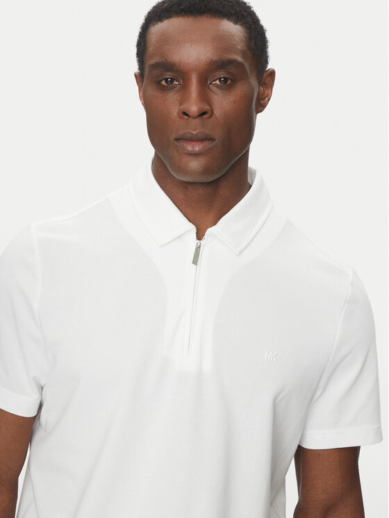 Michael Kors Michael Kors Polo CS552HOHFK Biały Regular Fit