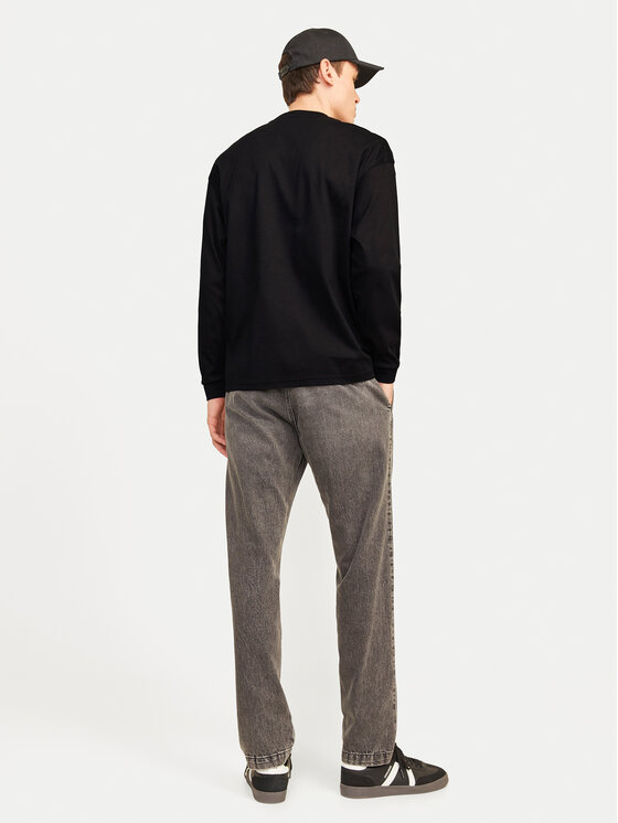 Jack & Jones Jack & Jones Majica z dolgimi rokavi Urban Edge 12256422 Črna Loose Fit