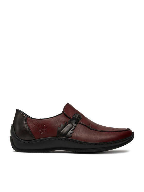 Rieker Rieker Nizki čevlji L1759-30 Bordo rdeča