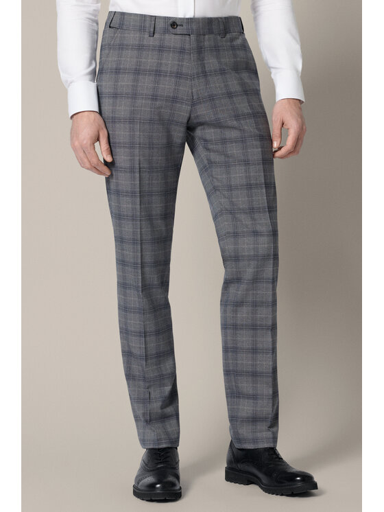 Lancerto Lancerto Garnitur Almagro GA073126000020 Szary Slim Fit