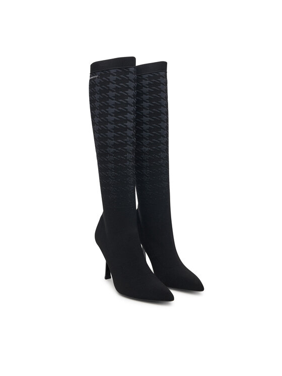 KARL LAGERFELD KARL LAGERFELD Ботуши Pandara KL31390 Черен