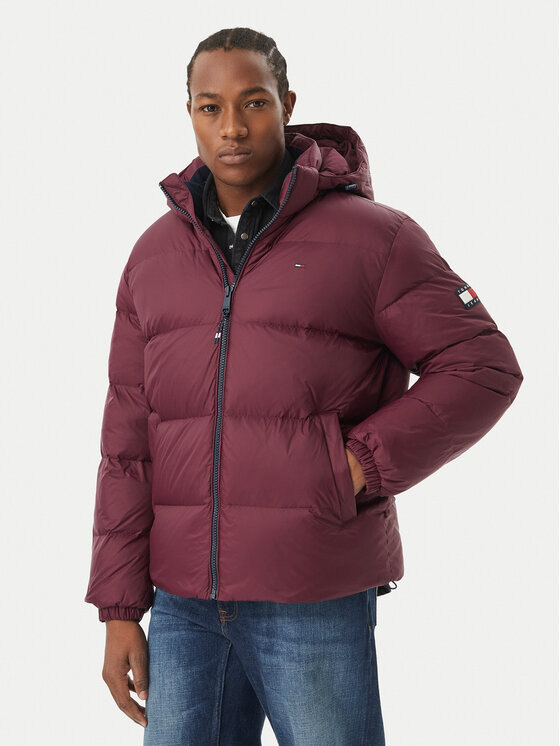 Tommy Jeans Tommy Jeans Daunenjacke Essential  DM0DM19786 Dunkelrot Regular Fit